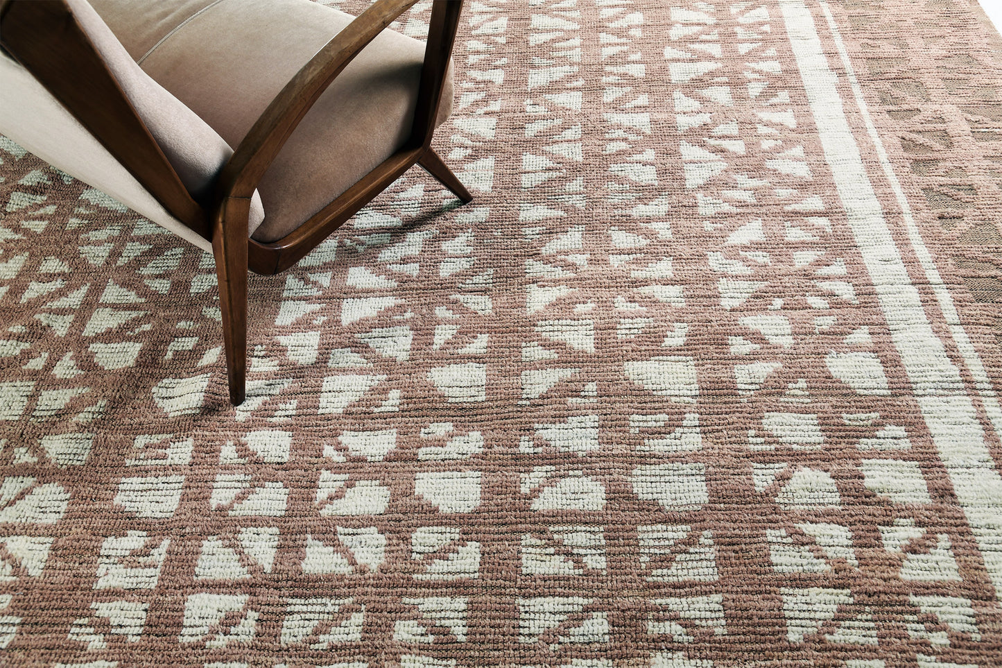 Hoopo, Nomad Collection, Light Rust - overhead flat lay view