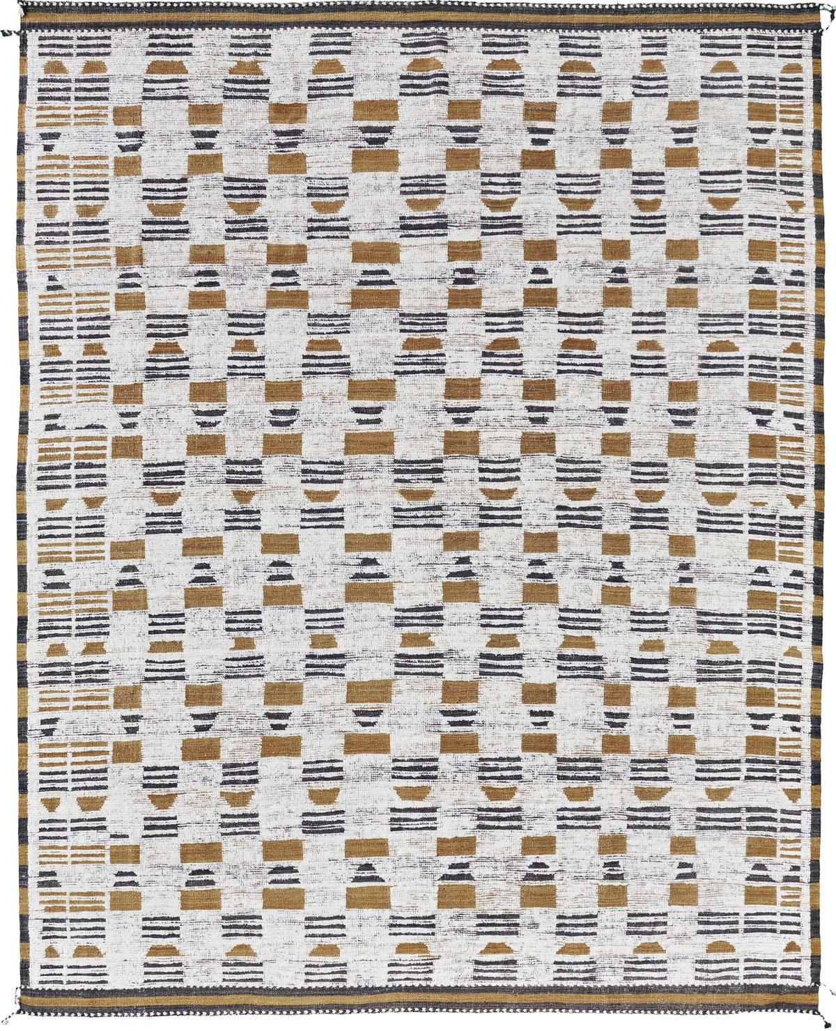 Fisilda, Nomad Collection, Orange Spice - one-of-a-kind handmade area rug