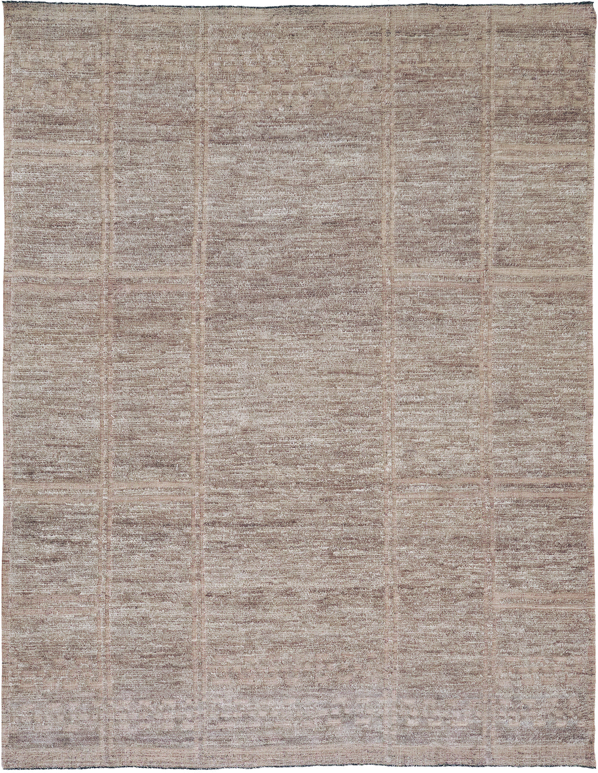Meddur, Nomad Collection, Brown Clay - one-of-a-kind handmade area rug