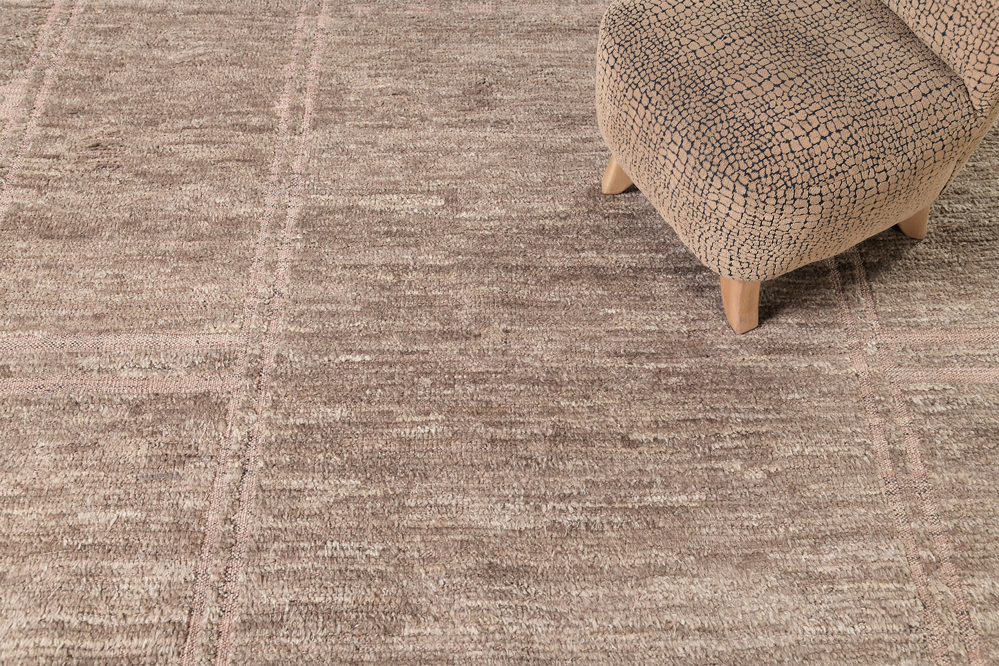 Meddur, Nomad Collection, Brown Clay - overhead flat lay view