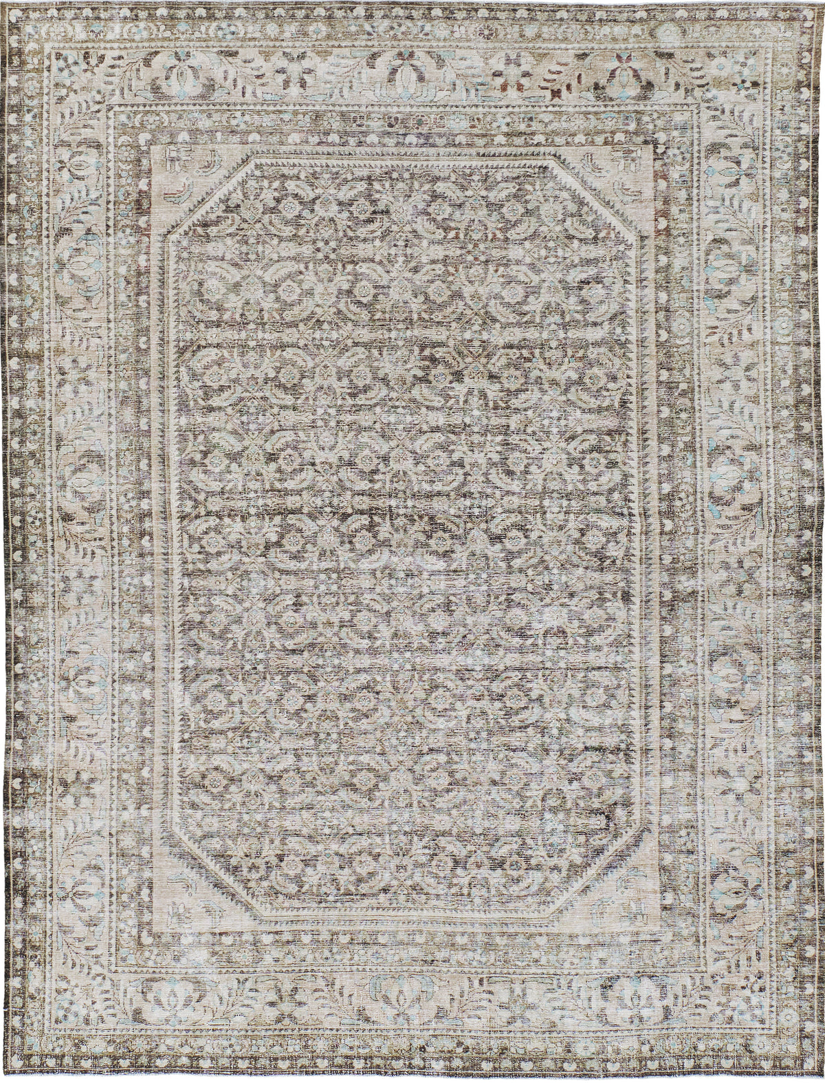 Antique Persian Malayer - one-of-a-kind handmade area rug [#15]