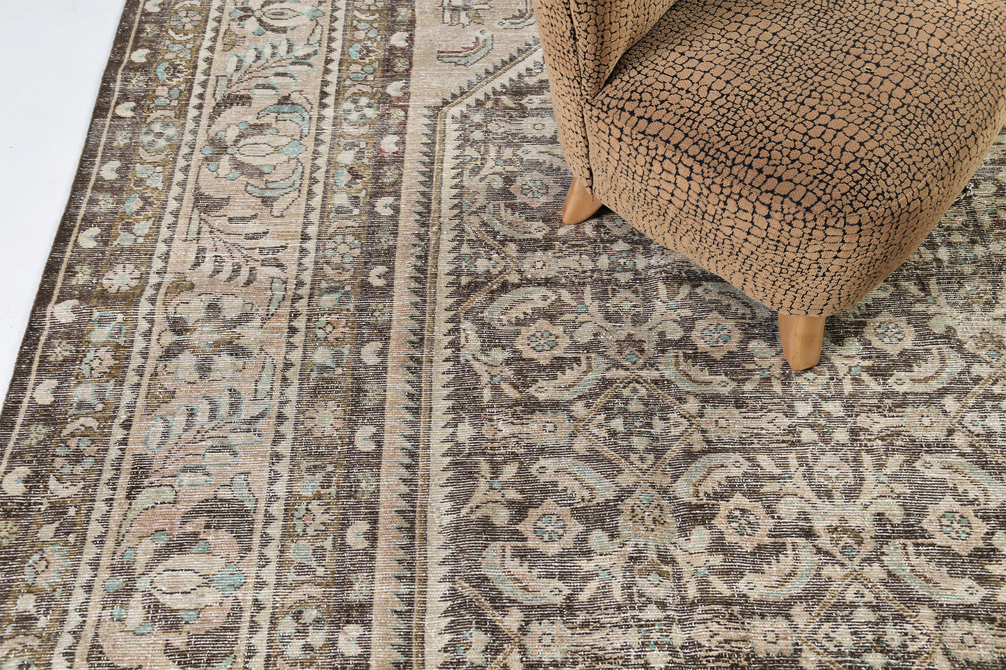 Antique Persian Malayer - detailed border and fringe [#15]