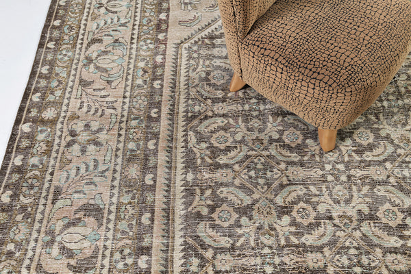 Antique Persian Malayer - detailed border and fringe [#15]