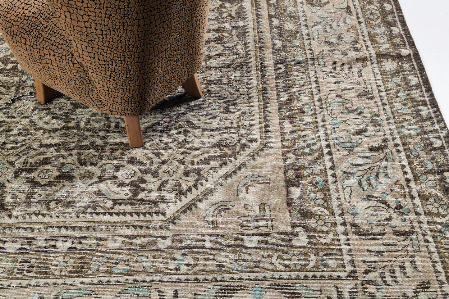 Antique Persian Malayer - styled in room setting [#15]