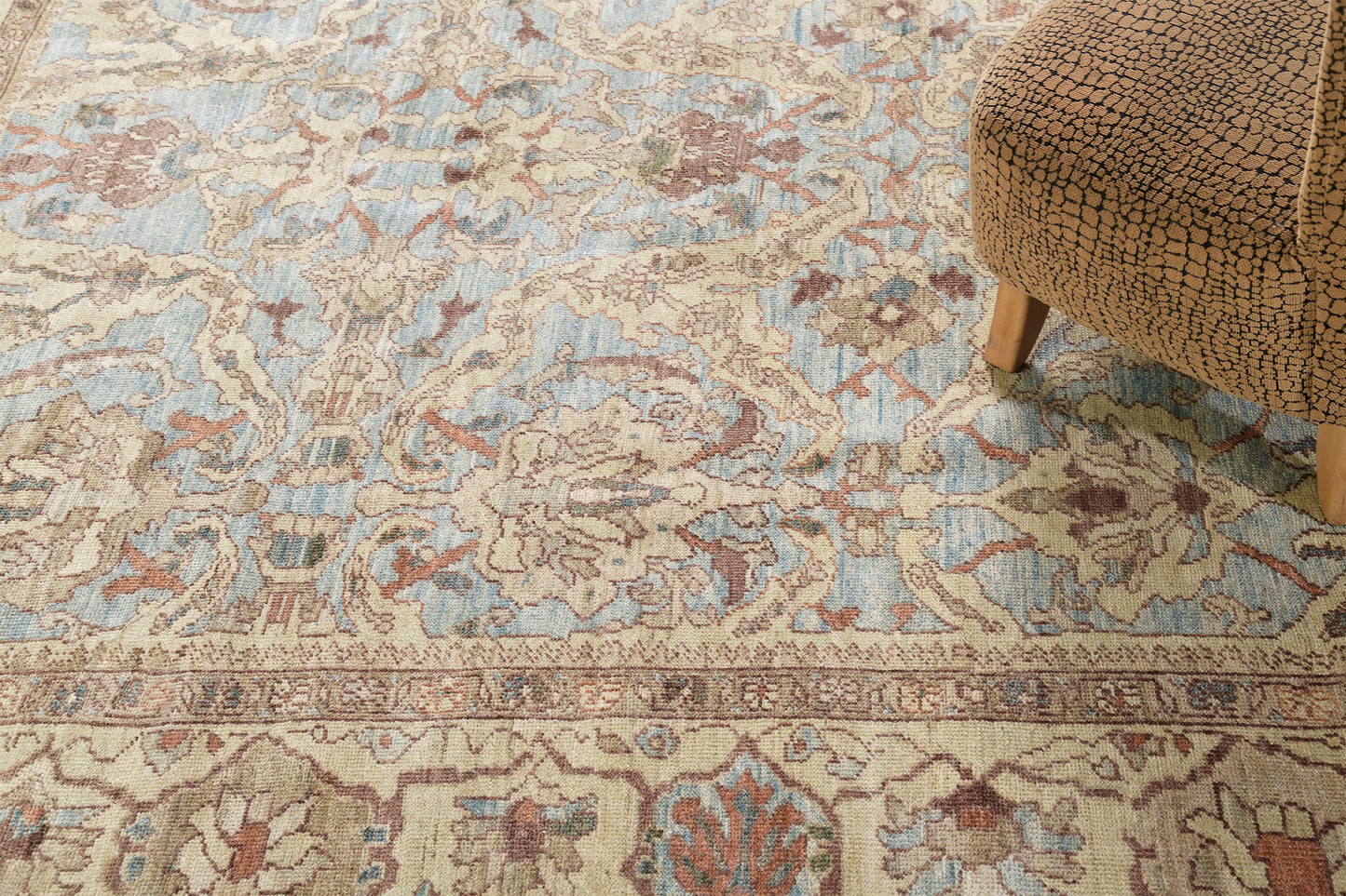Sultanabad, Sultanabad Collection - close-up of weave texture and pile [#30]