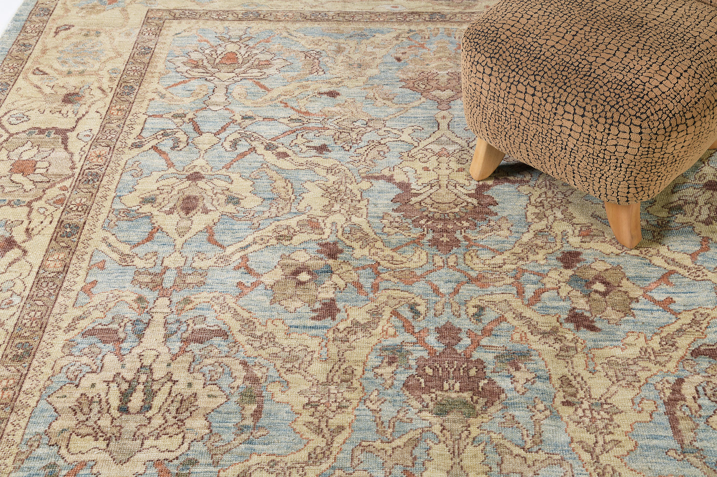 Sultanabad, Sultanabad Collection - detailed border and fringe [#30]