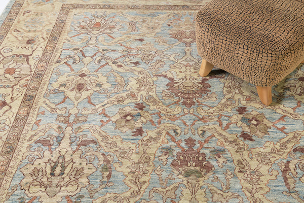 Sultanabad, Sultanabad Collection - detailed border and fringe [#30]