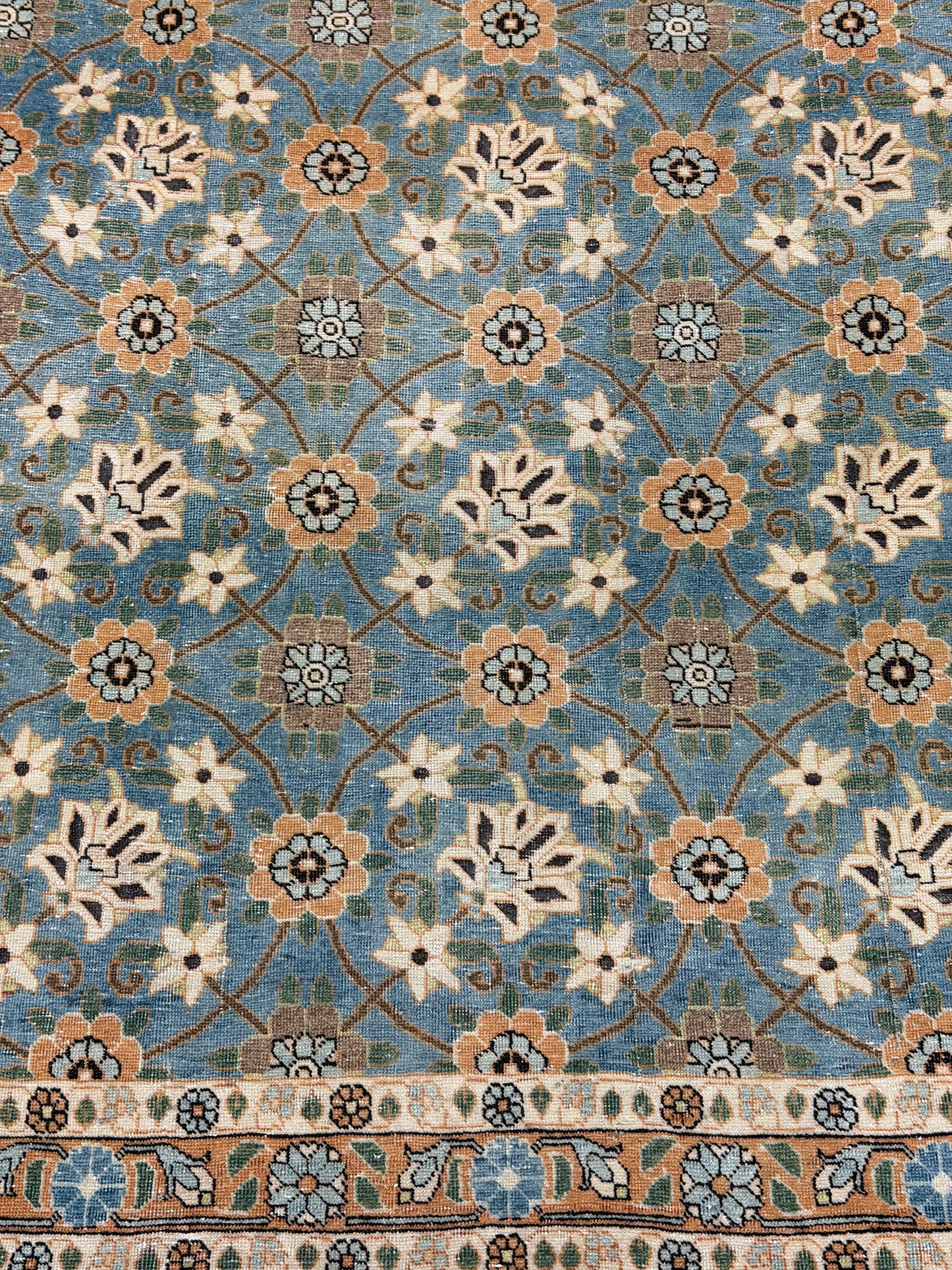 Vintage Persian Varamin Runner