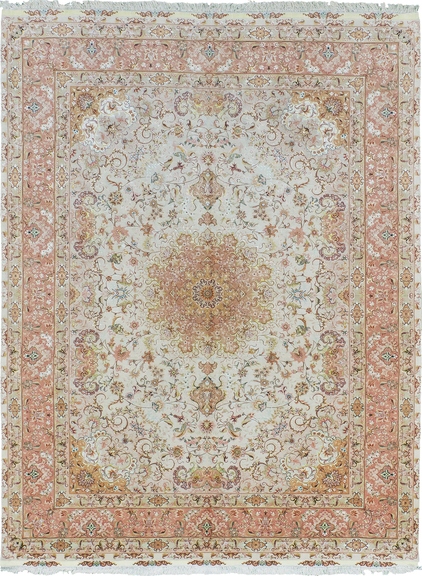 Fine Persian Tabriz Silk Foundation