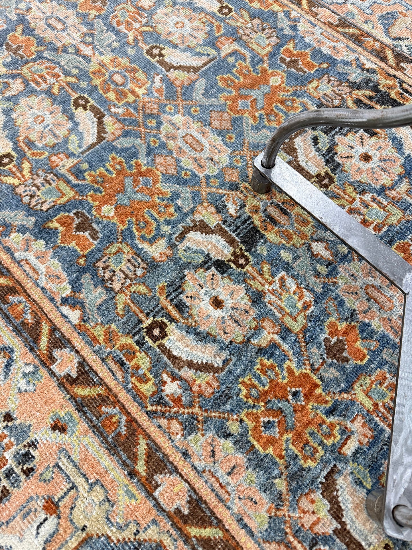 Antique Persian Bidjar Herati Runner