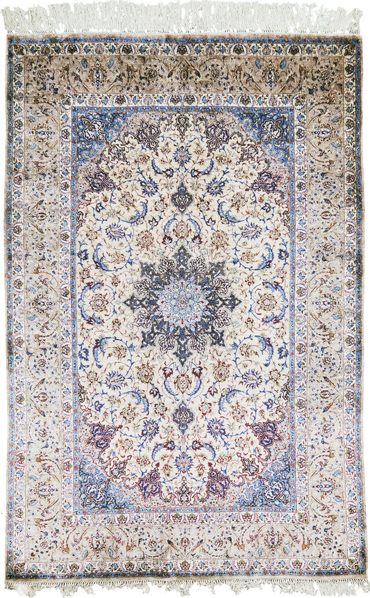 Ex-Fine Vintage Persian Silk Isfahan