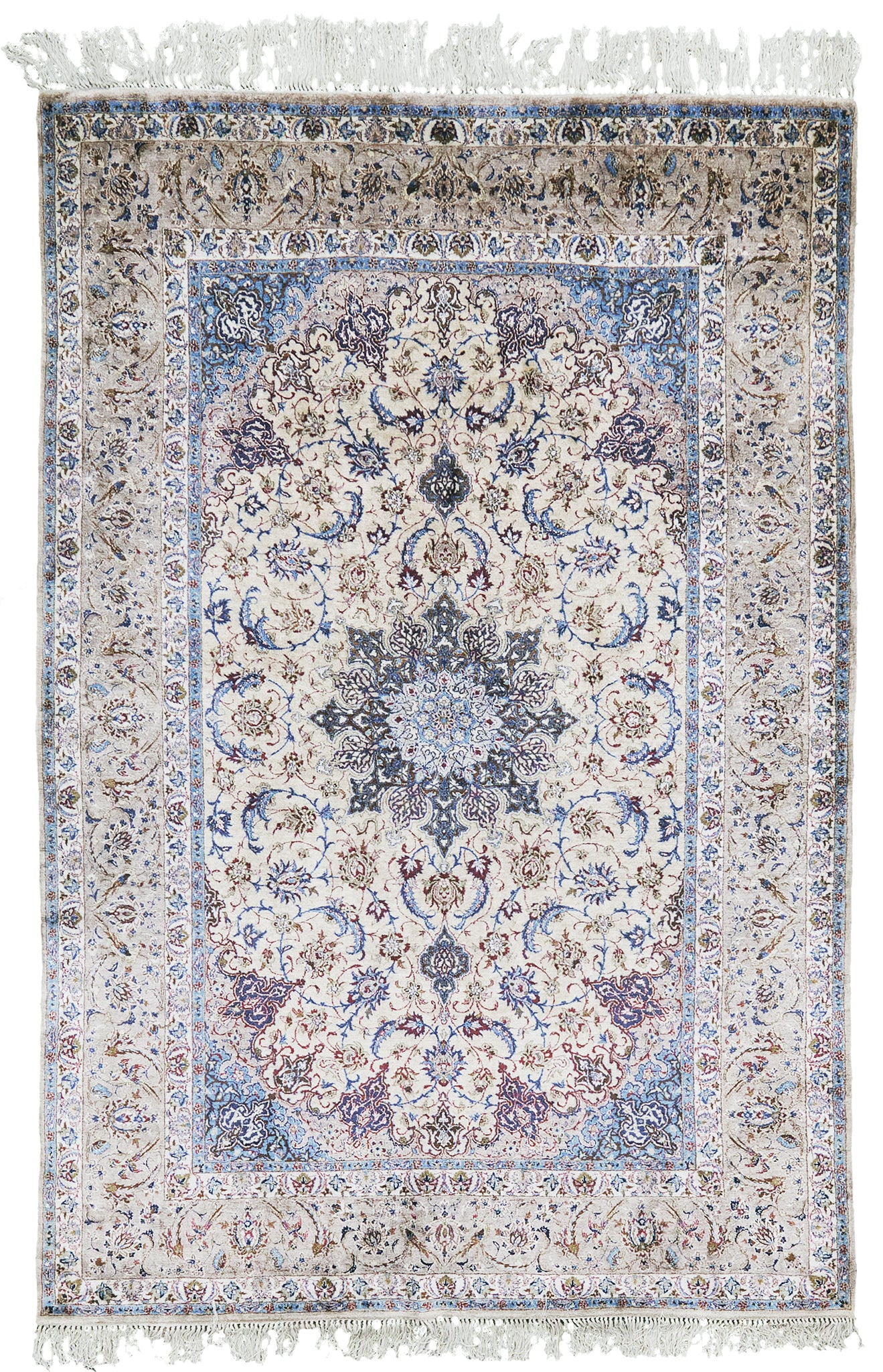 Ex-Fine Vintage Persian Silk Isfahan