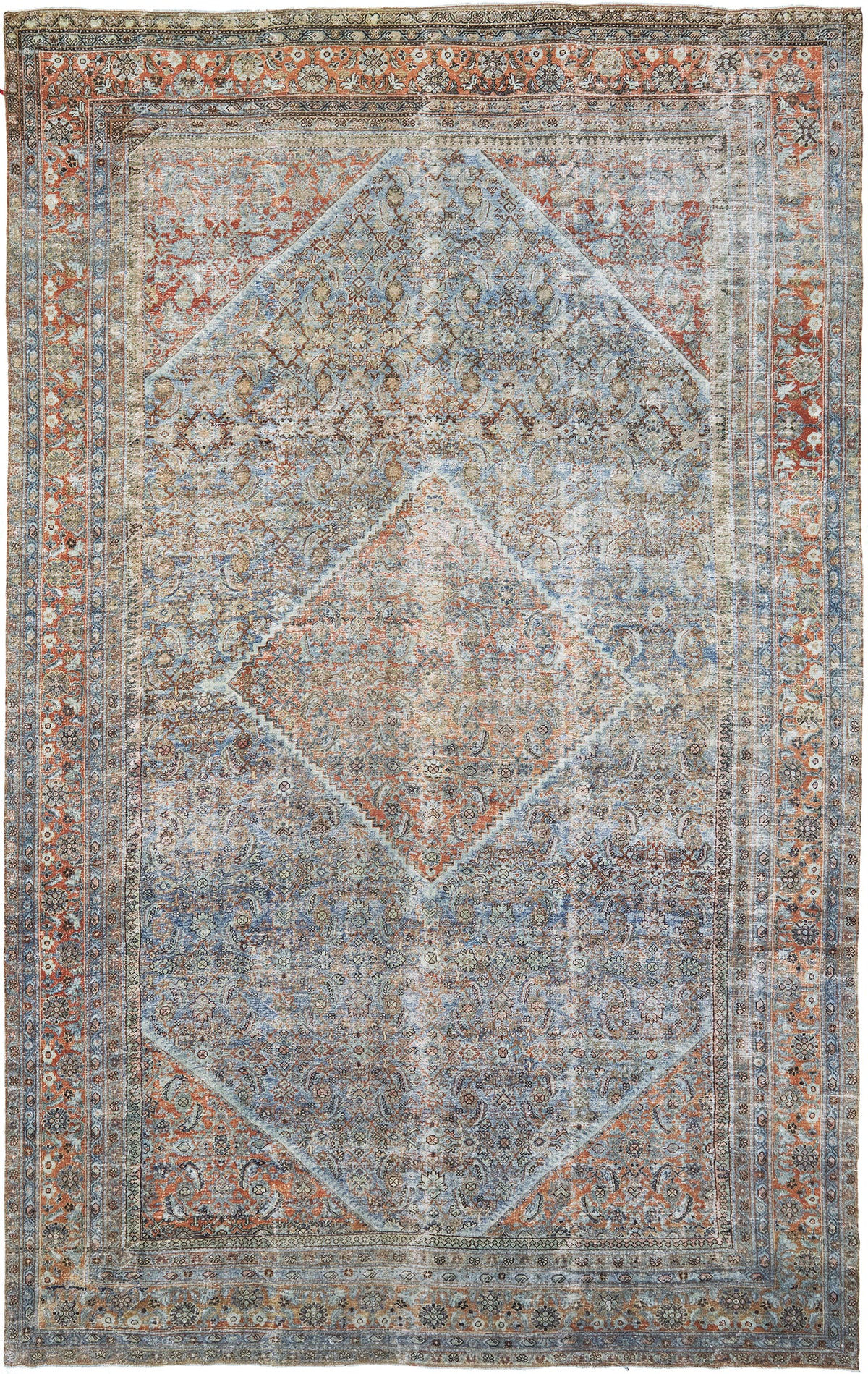 Antique Persian Mahal - one-of-a-kind handmade area rug [#11]