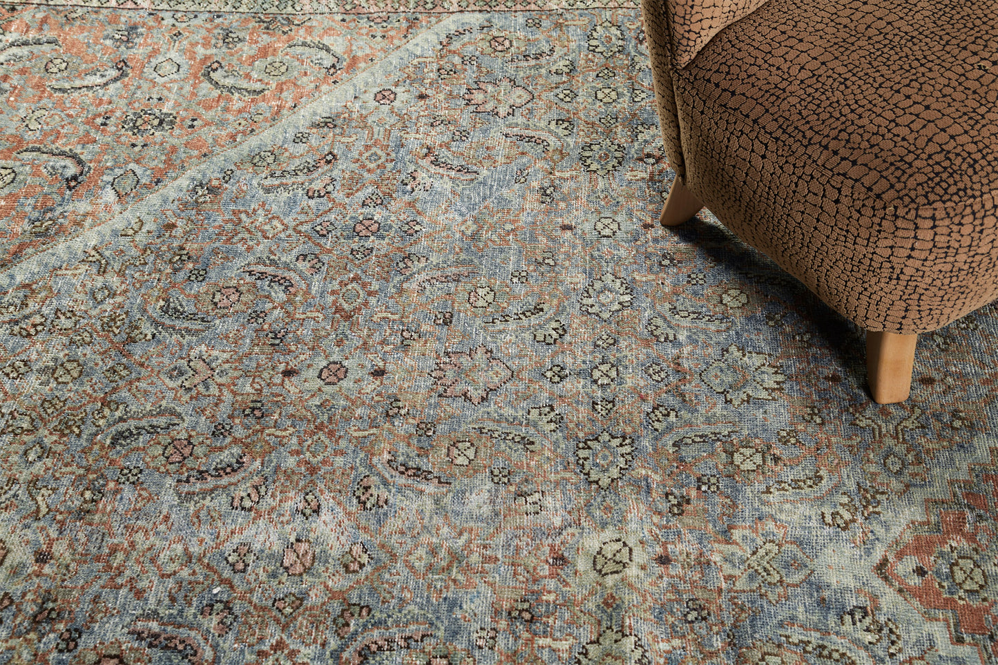 Antique Persian Mahal - full length showing color variation [#11]