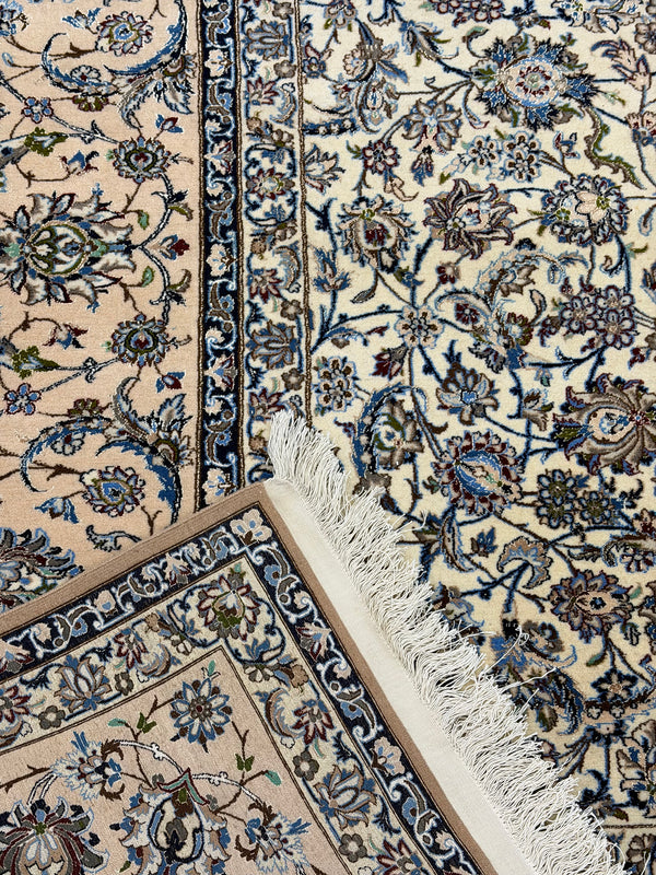 Ex-Fine Naien 6 Ply Allover Design - full length showing color variation