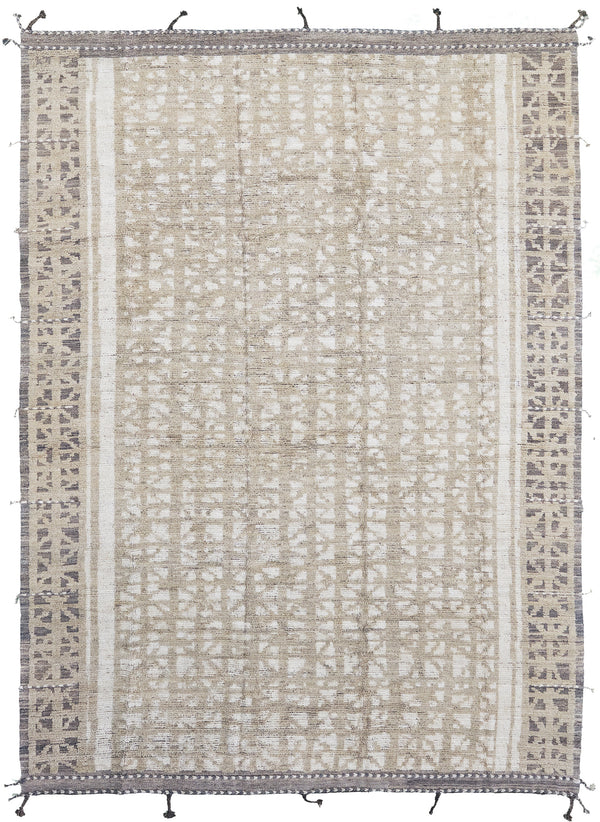 Hoopo, Nomad Collection, Ivory Wheat - one-of-a-kind handmade area rug