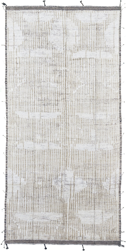 Carcal Gallery Size Runner, Haute Bohemian, Ivory Wheat