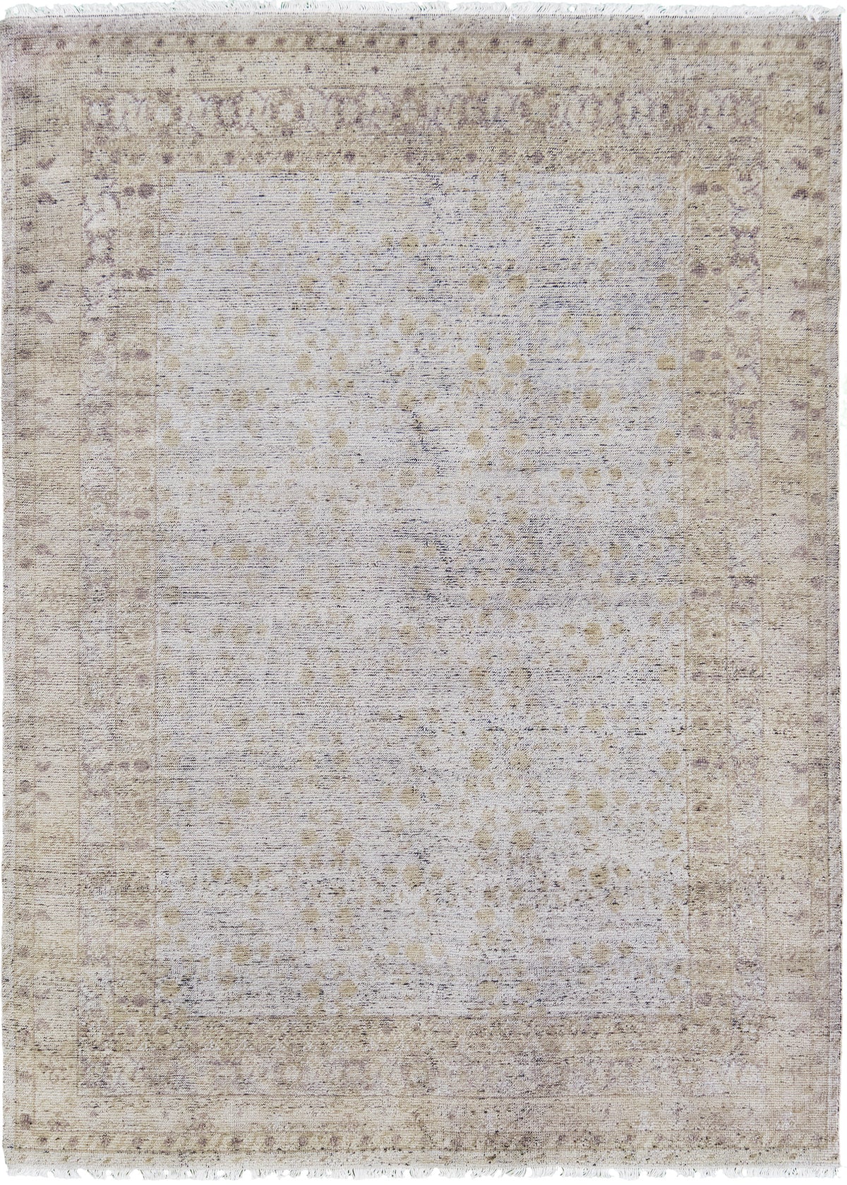 Junggar, Domicile Collection, Pale Gold - one-of-a-kind handmade area rug