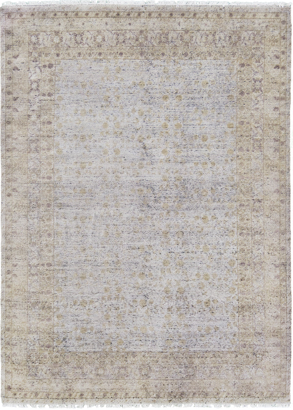 Junggar, Domicile Collection, Pale Gold - one-of-a-kind handmade area rug
