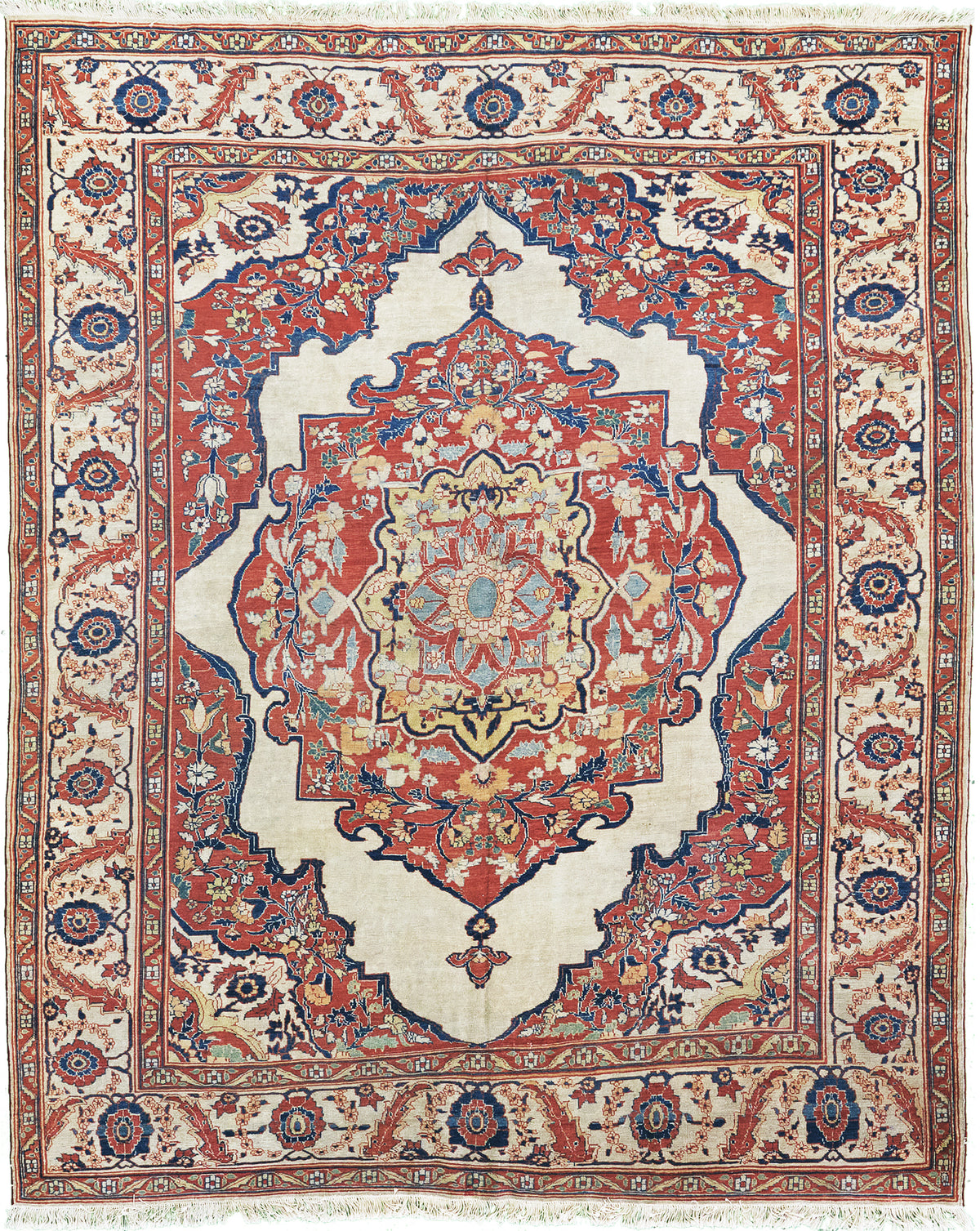 Antique Persian Tabriz Hajijalili - one-of-a-kind handmade area rug