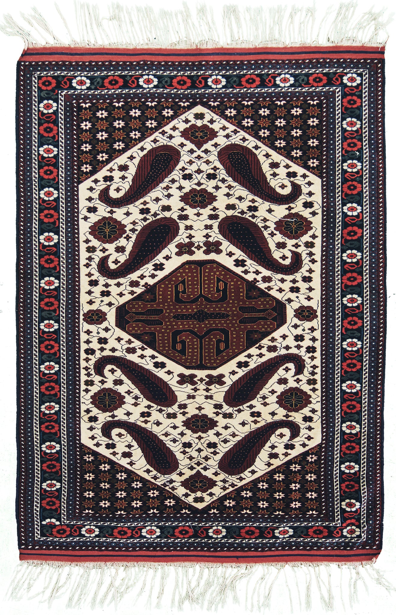Vintage Persian Ghochan - one-of-a-kind handmade area rug [#1]