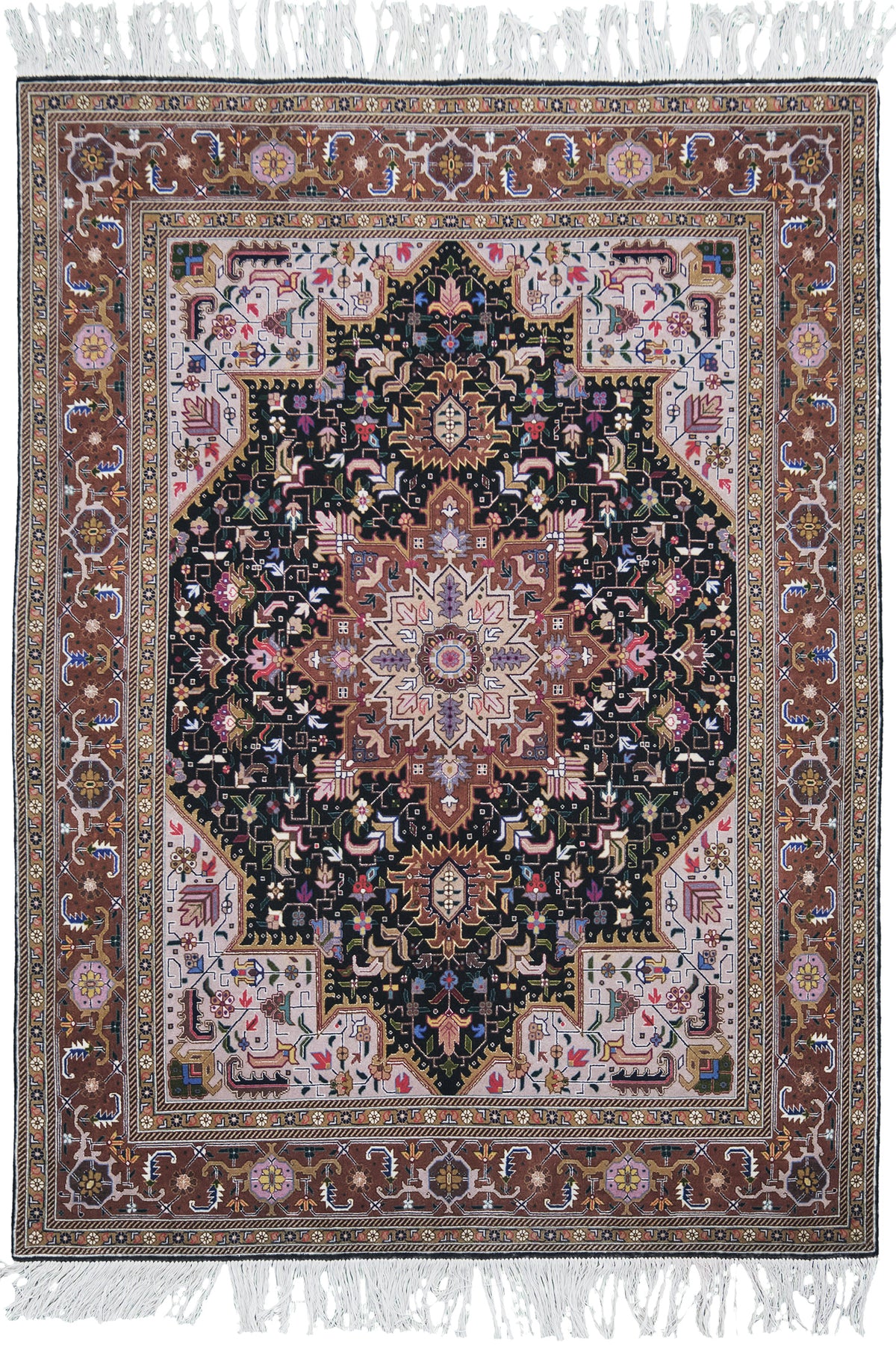Vintage Fine Persian Tabriz - one-of-a-kind handmade area rug [#2]