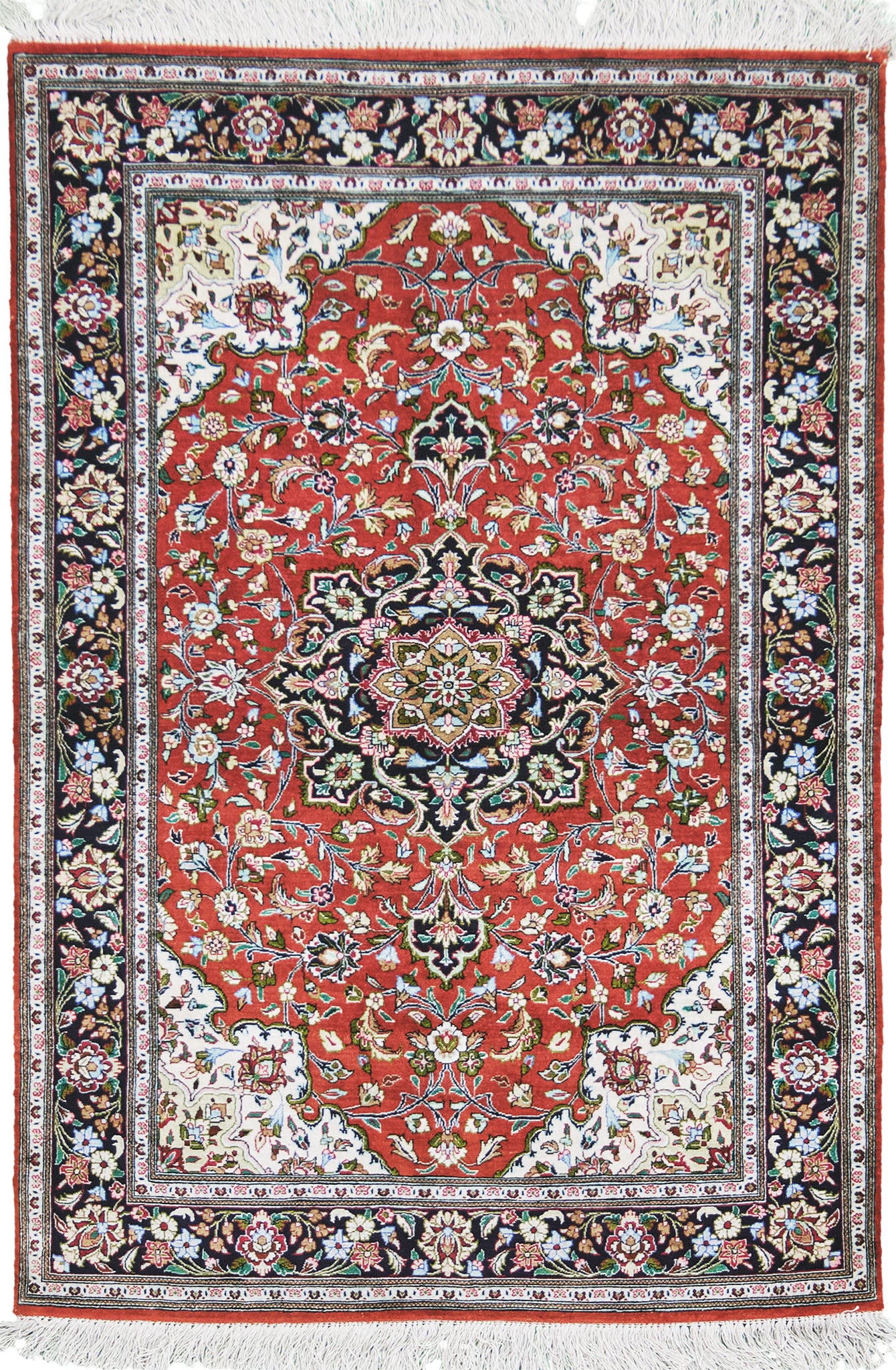 Vintage Fine Persian Tabriz - one-of-a-kind handmade area rug [#3]