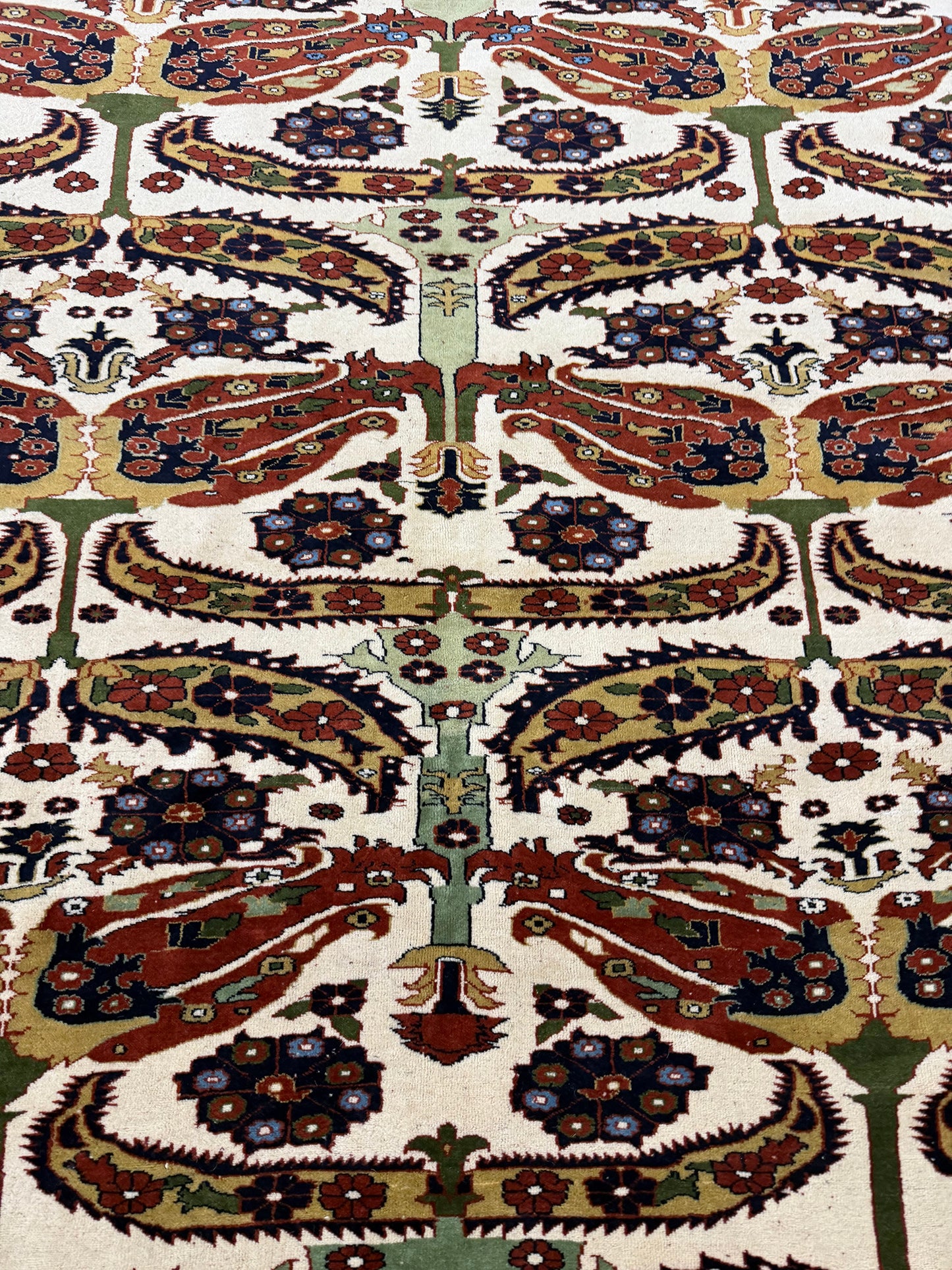 Vintage Persian Ghochan - overhead flat lay view [#2]