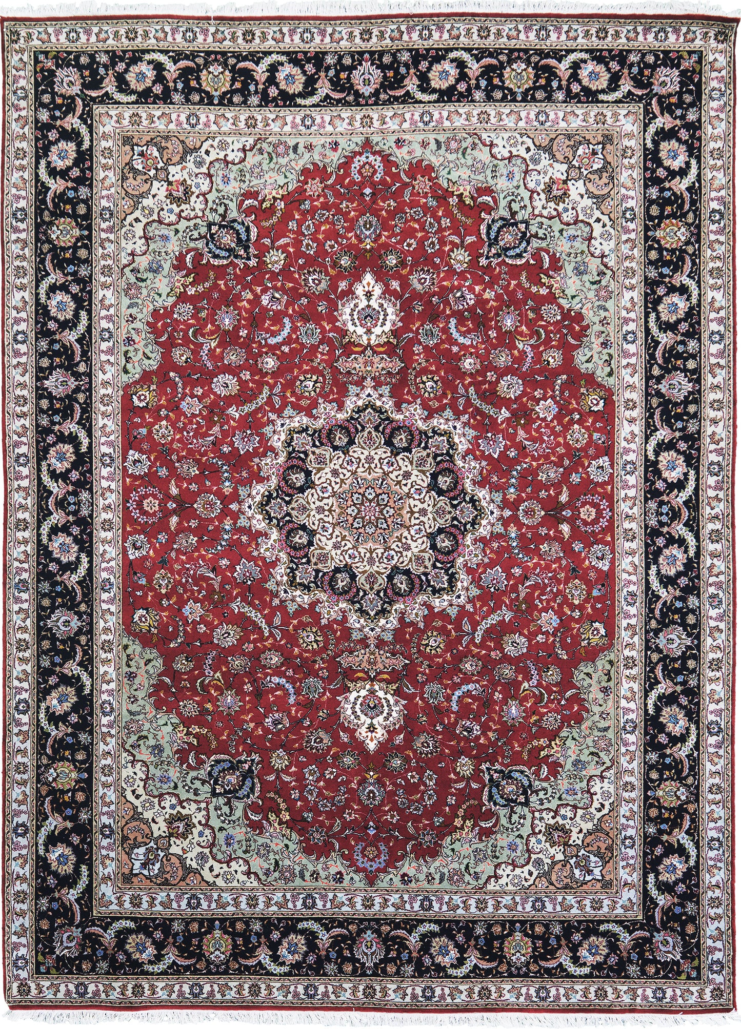 Vintage Fine Persian Tabriz