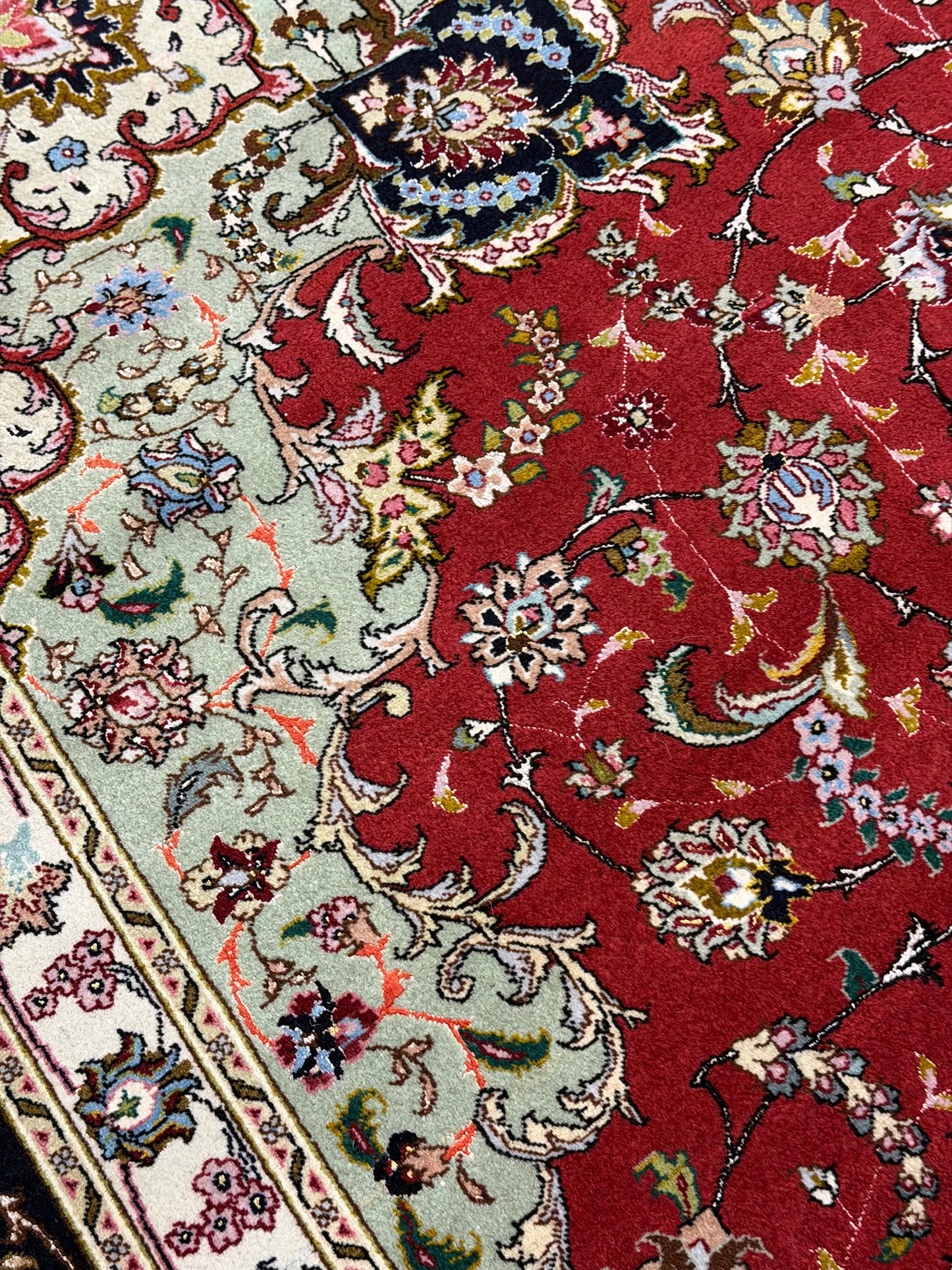 Vintage Fine Persian Tabriz