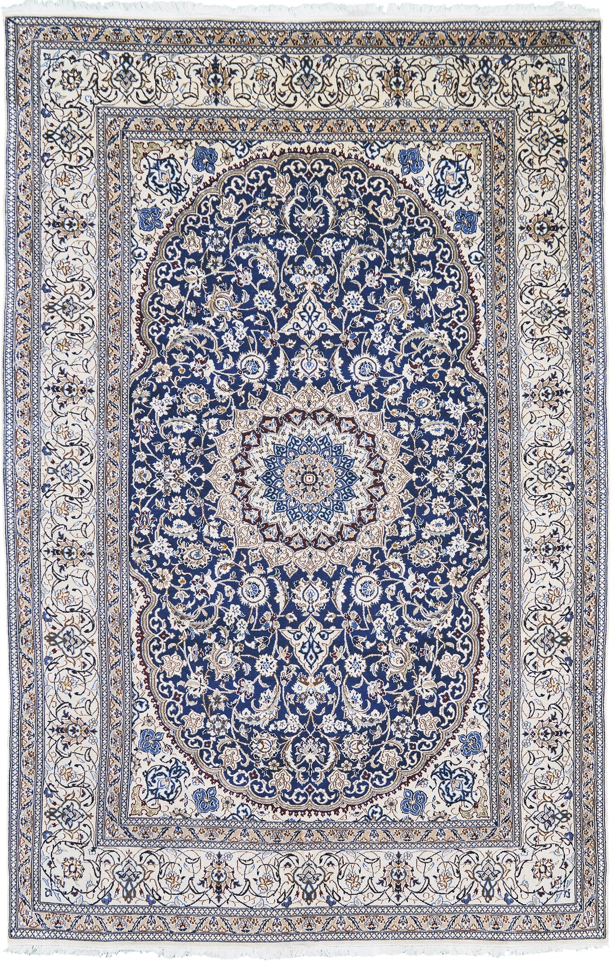 Vintage Persian Naien - one-of-a-kind handmade area rug [#2]