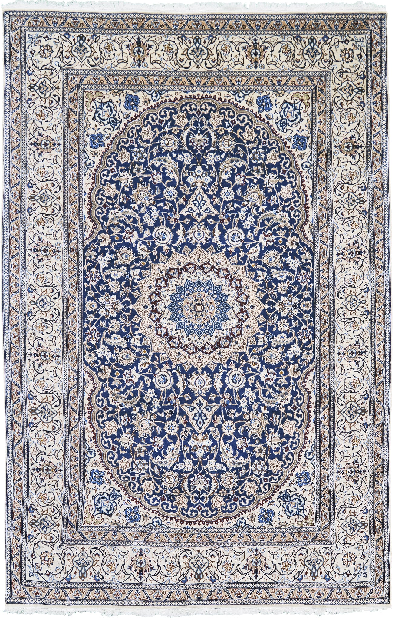 Vintage Persian Naien - one-of-a-kind handmade area rug [#2]