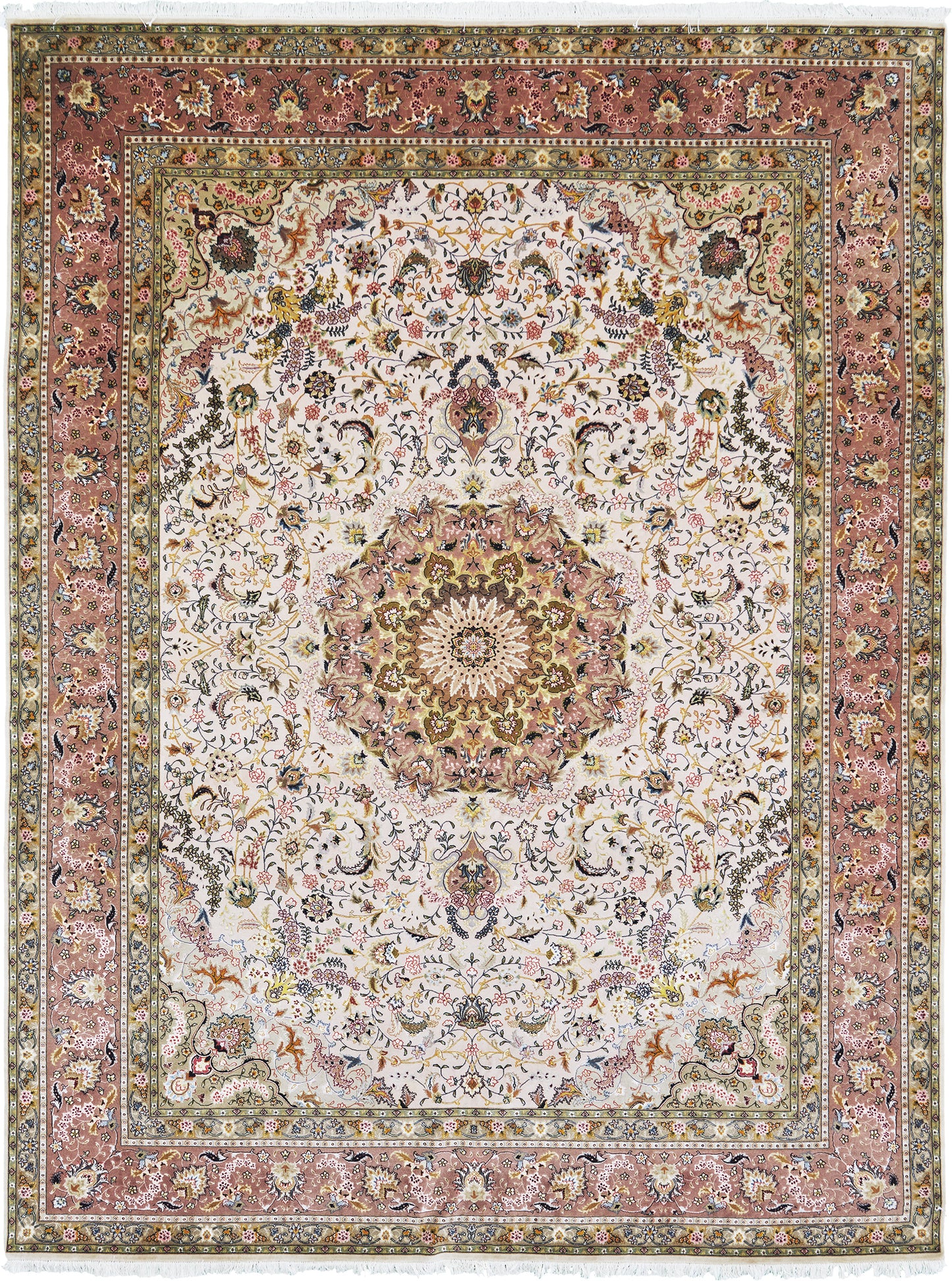 Vintage Ex-Fine Persian Tabriz