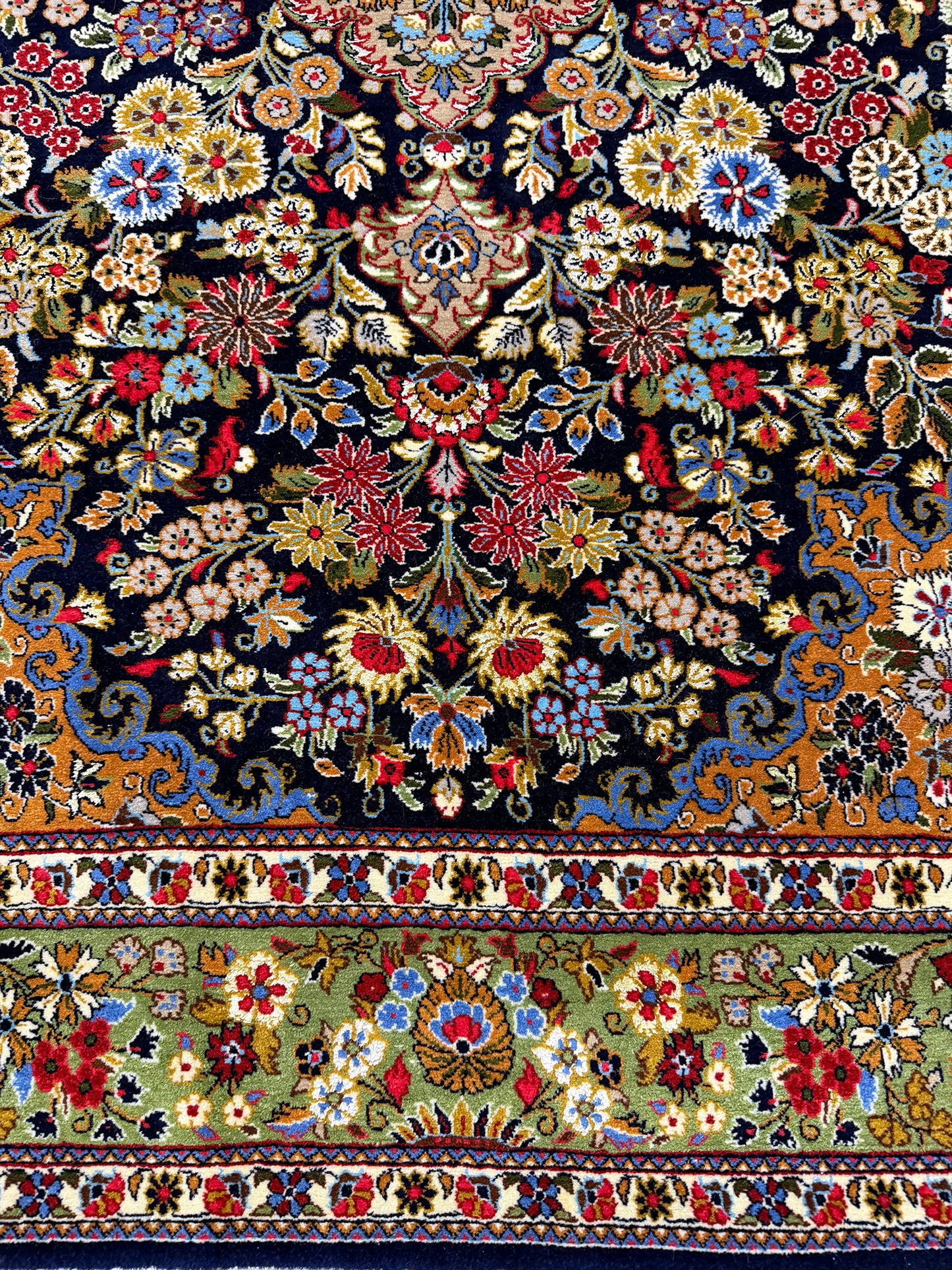 Vintage Fine Persian Qum