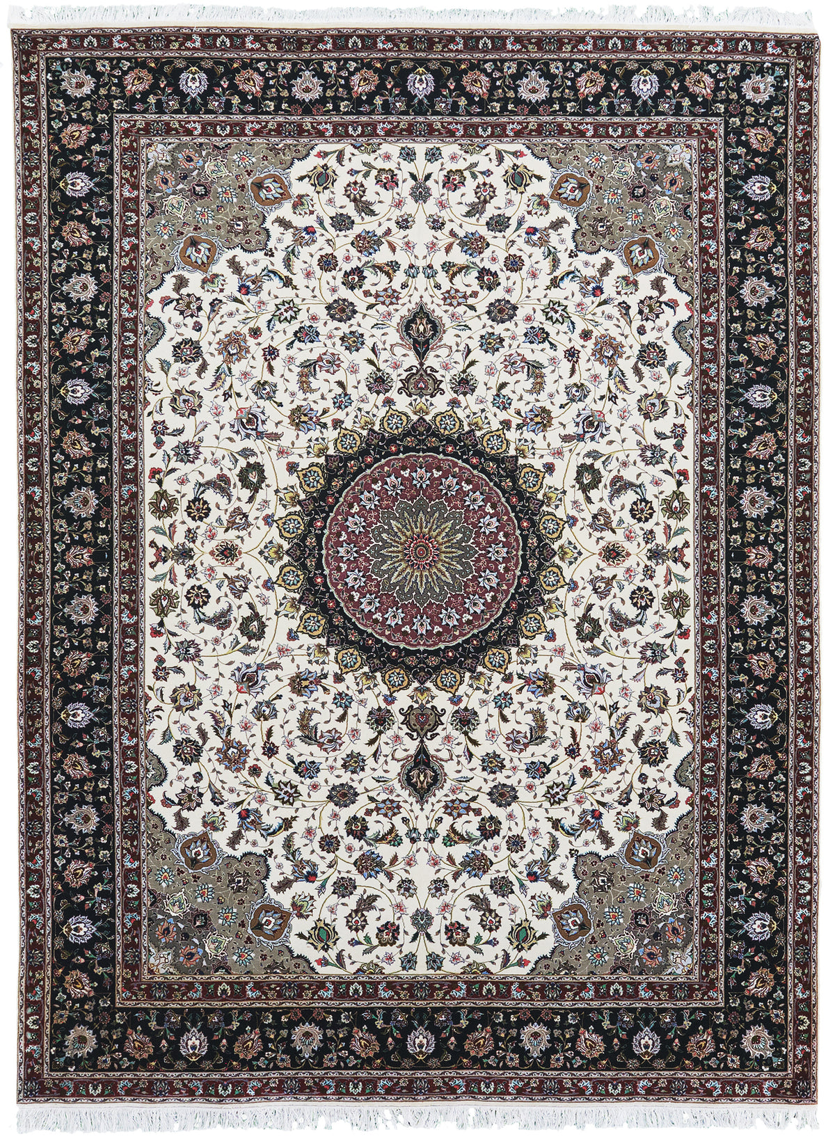 Vintage Fine Persian Tabriz