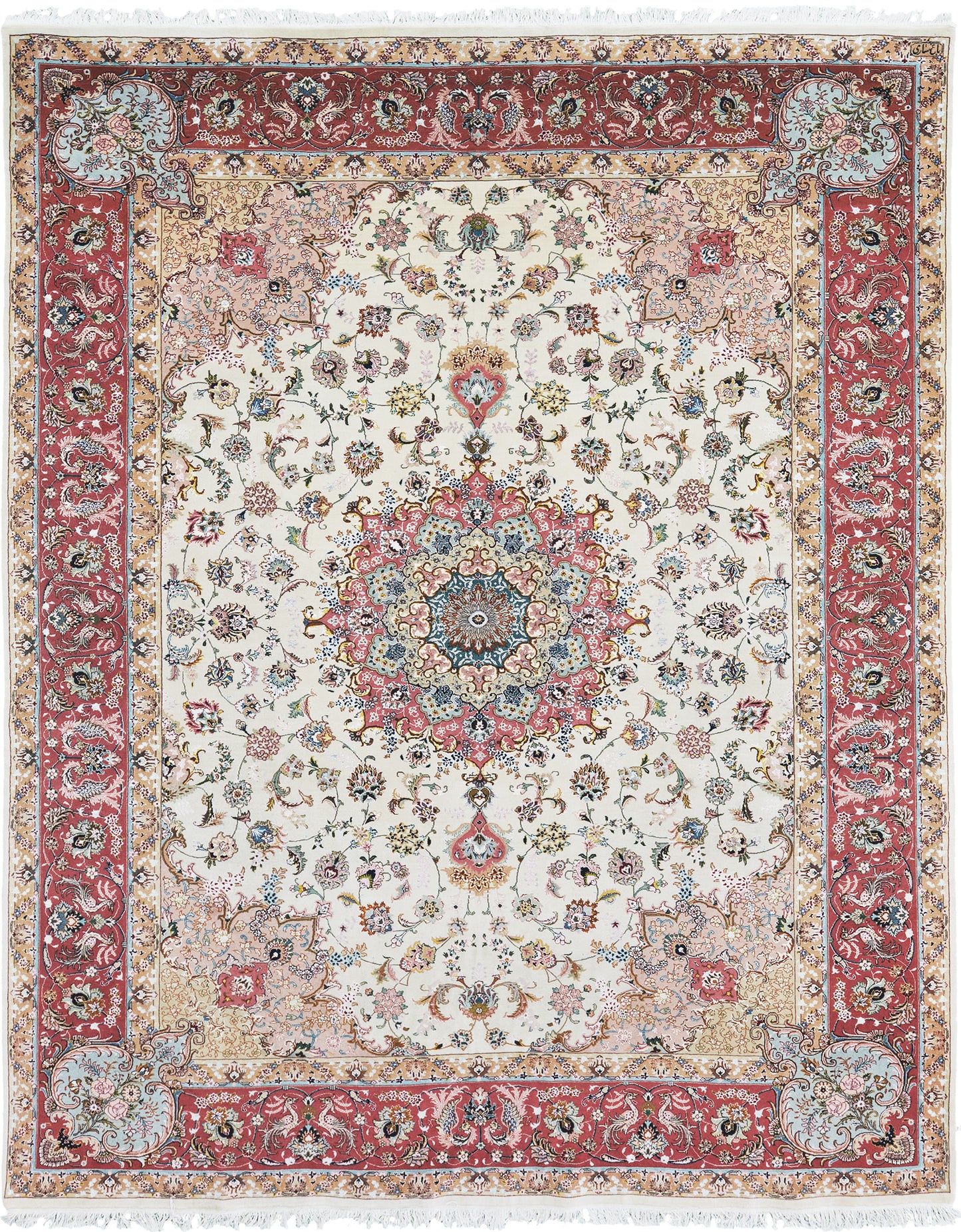 Vintage Fine Persian Tabriz