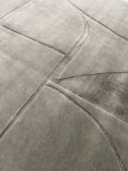 Contour by Claudia Afshar, Juniper - close-up of weave texture and pile