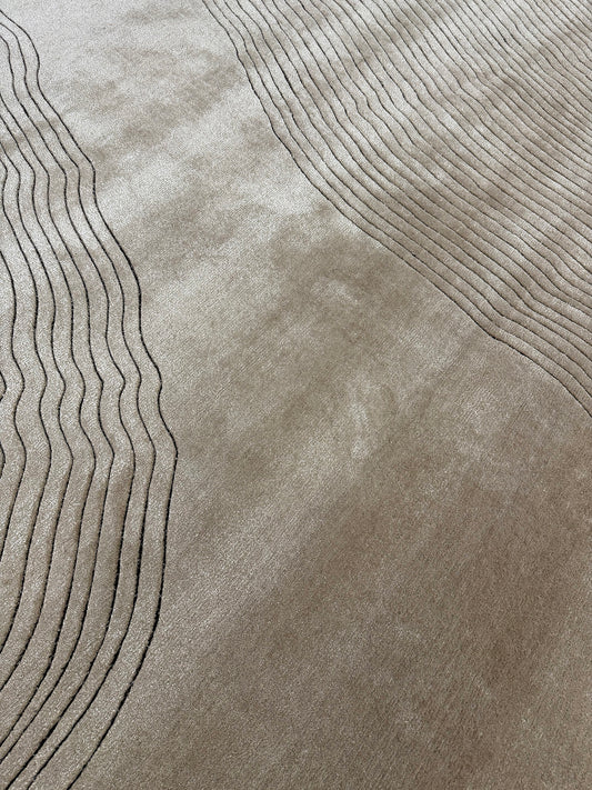 Sands by Claudia Afshar, Straw - close-up of weave texture and pile