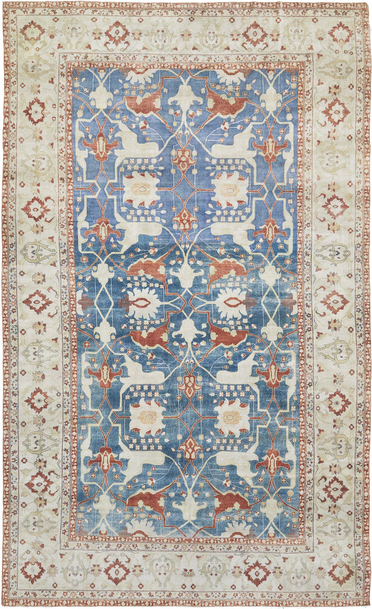 Antique Persian Mahal - one-of-a-kind handmade area rug [#13]