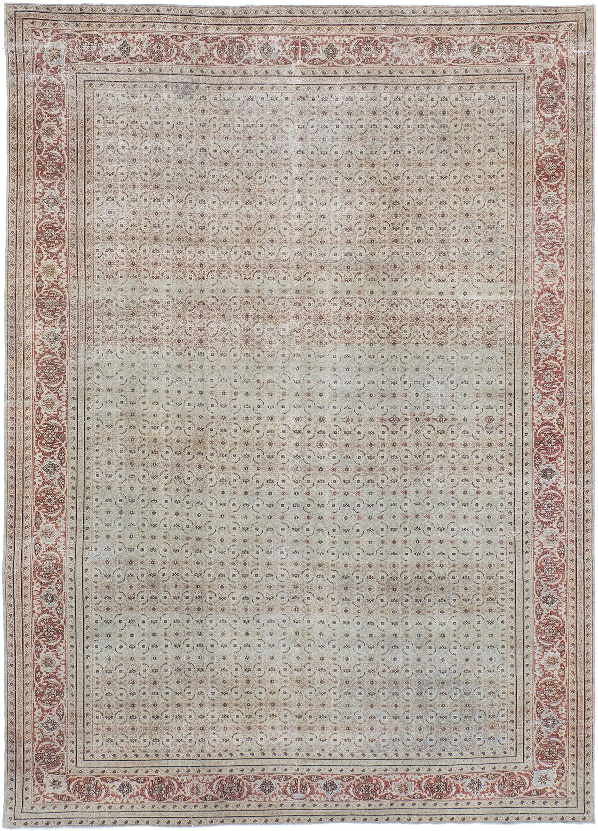 Antique Persian Tabriz - one-of-a-kind handmade area rug [#34]