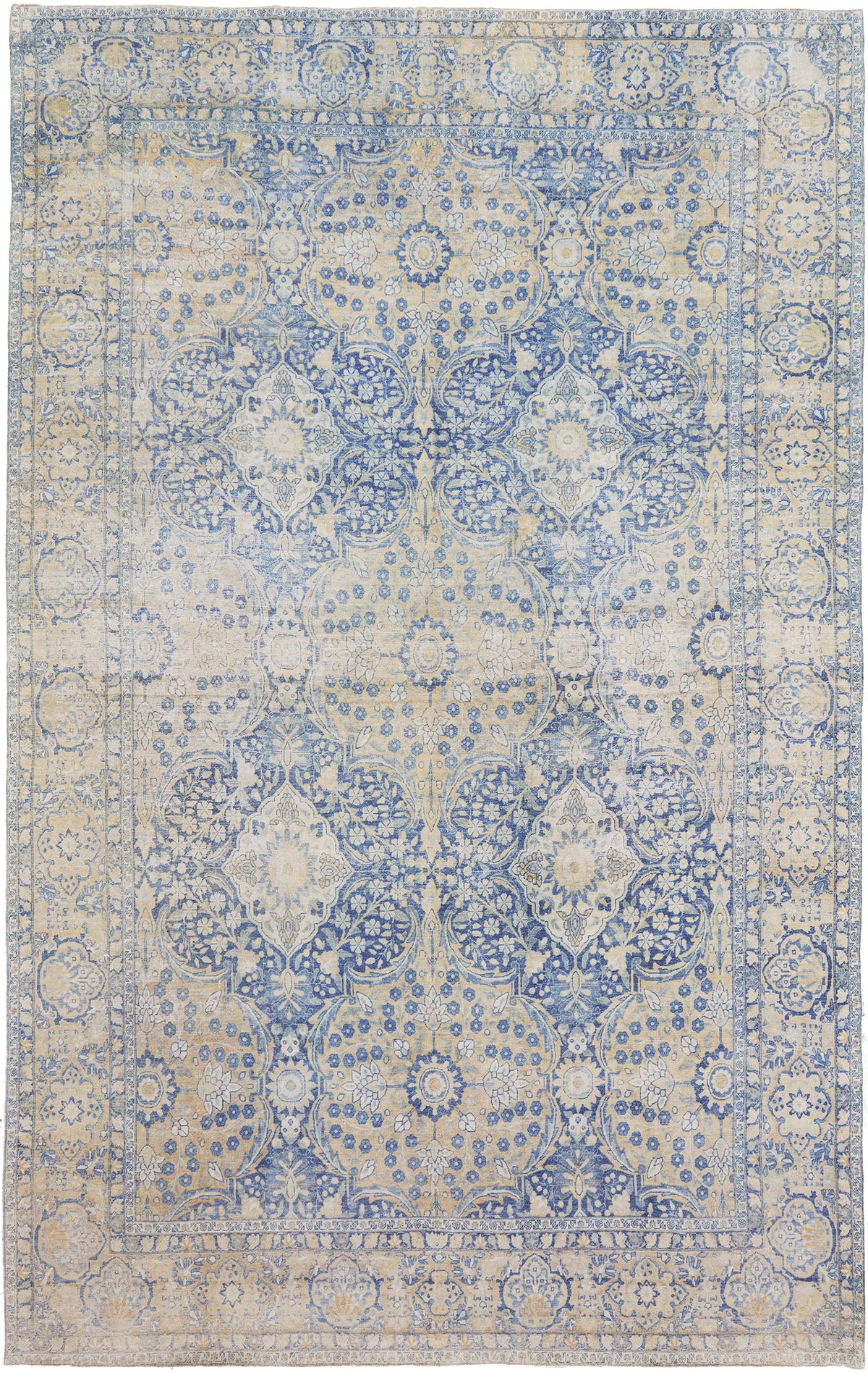 Antique Persian Tabriz - one-of-a-kind handmade area rug [#35]
