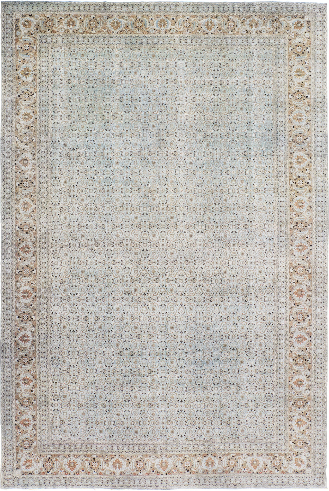 Antique Persian Tabriz - one-of-a-kind handmade area rug [#37]