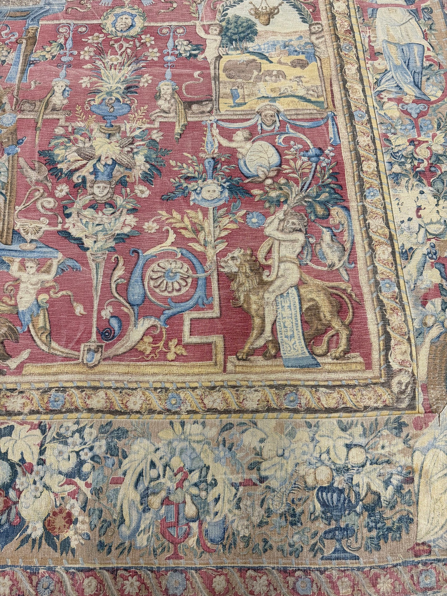 Antique D’Art De Rambouillet Edition French Tapestry