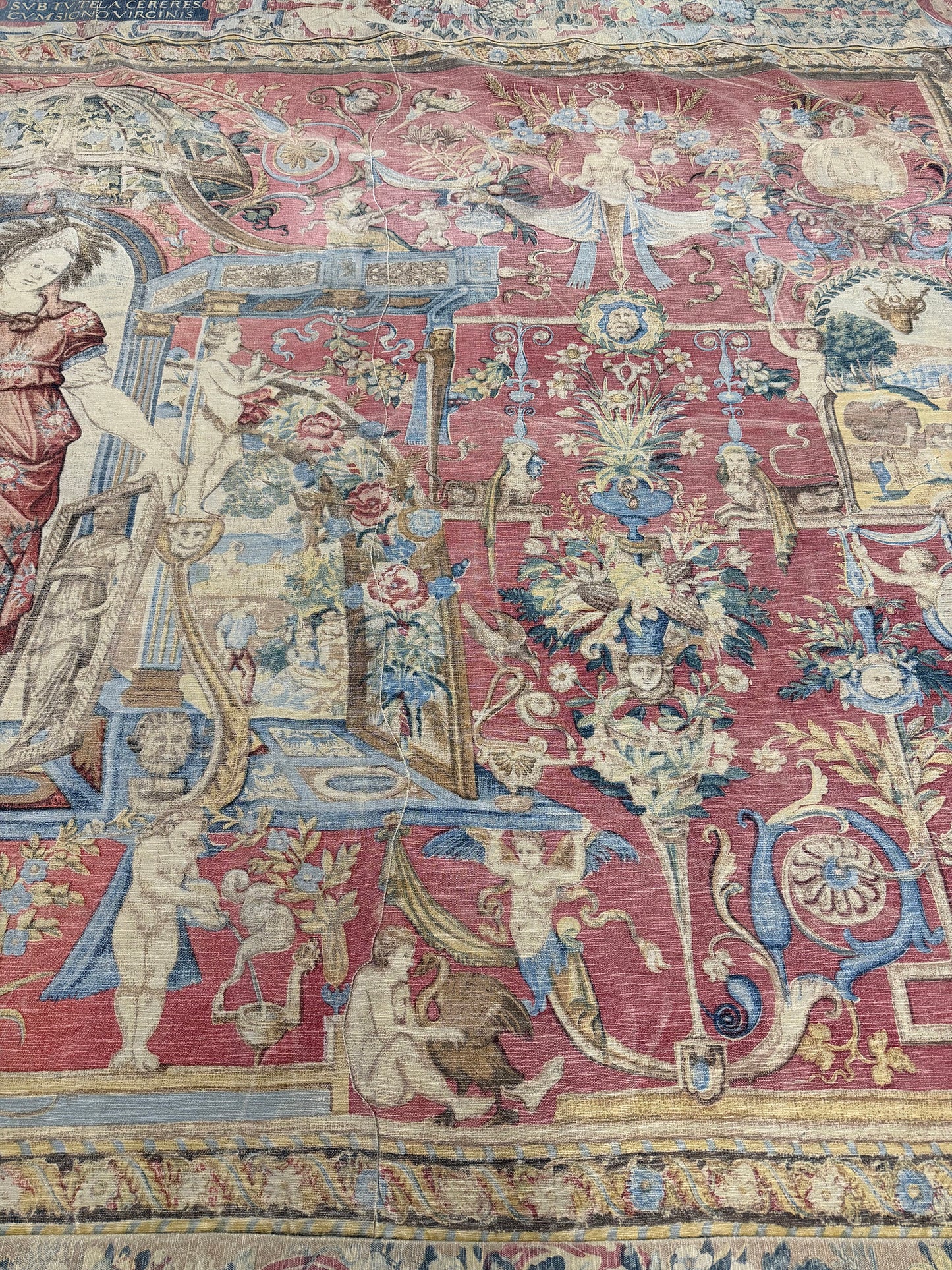 Antique D’Art De Rambouillet Edition French Tapestry