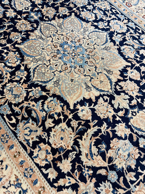 Vintage Ex-Fine Persian Nain - styled in room setting