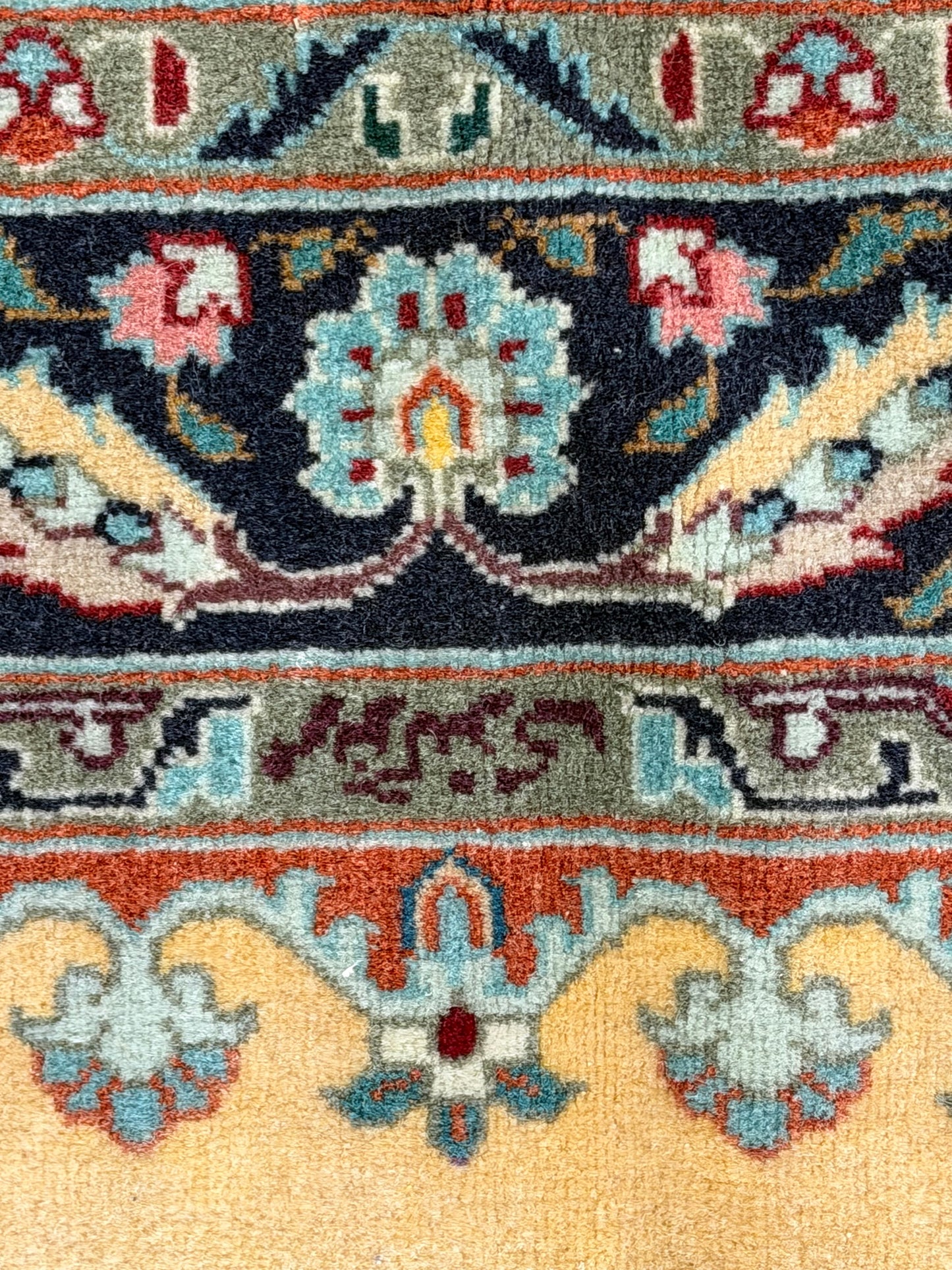 Fine Vintage Persian Tabriz Signed by Gandomi