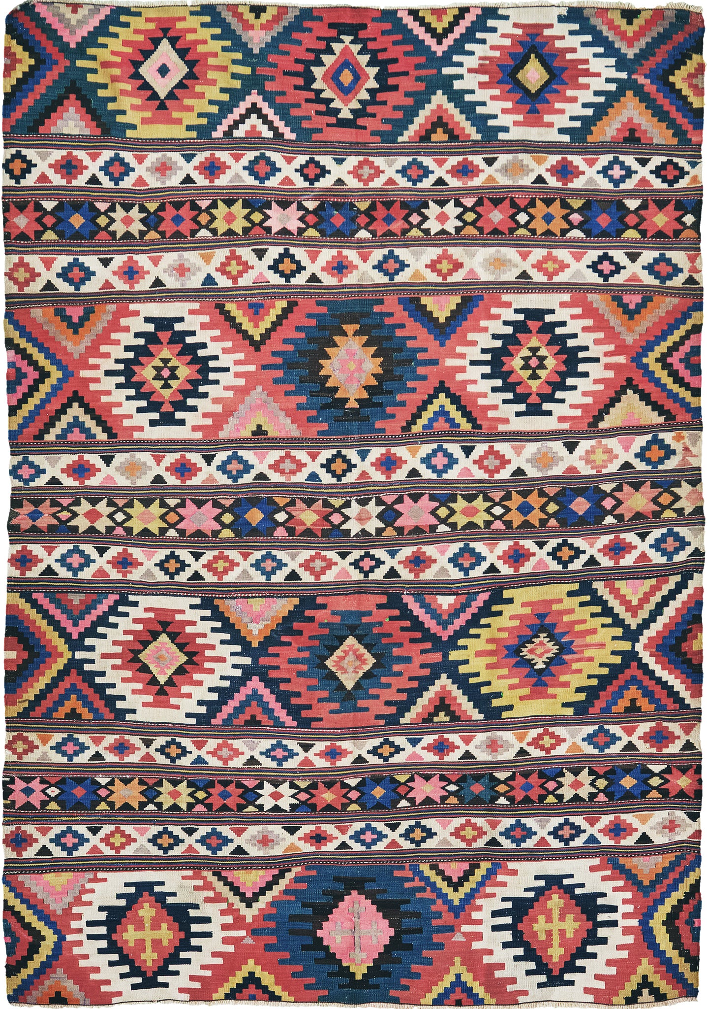 Antique Caucasian Kilim
