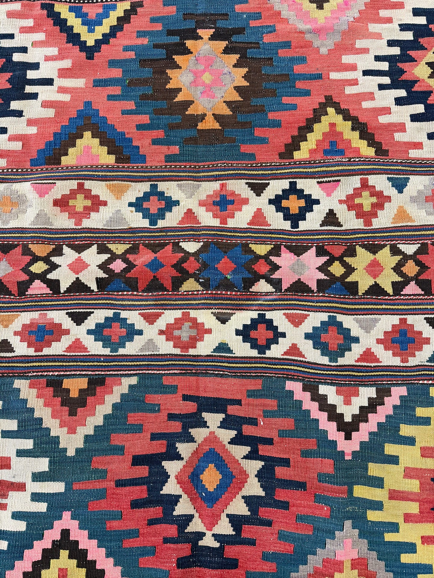Antique Caucasian Kilim