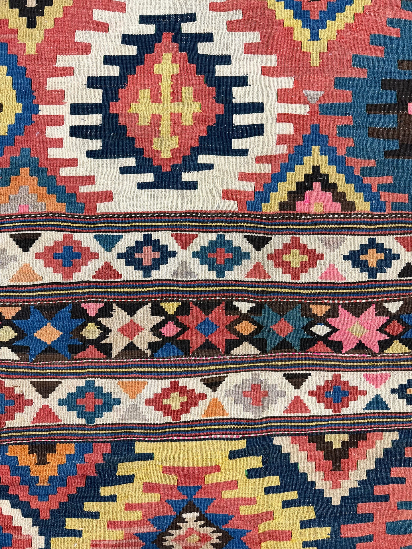 Antique Caucasian Kilim