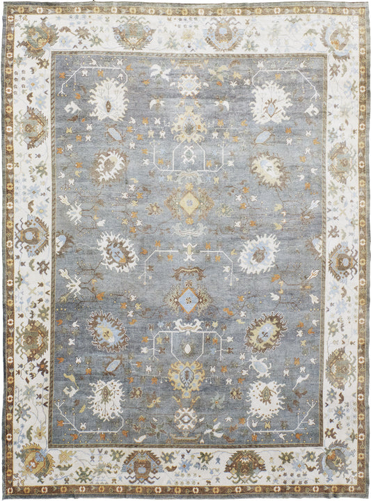 Turkish Oushak Revival Rug